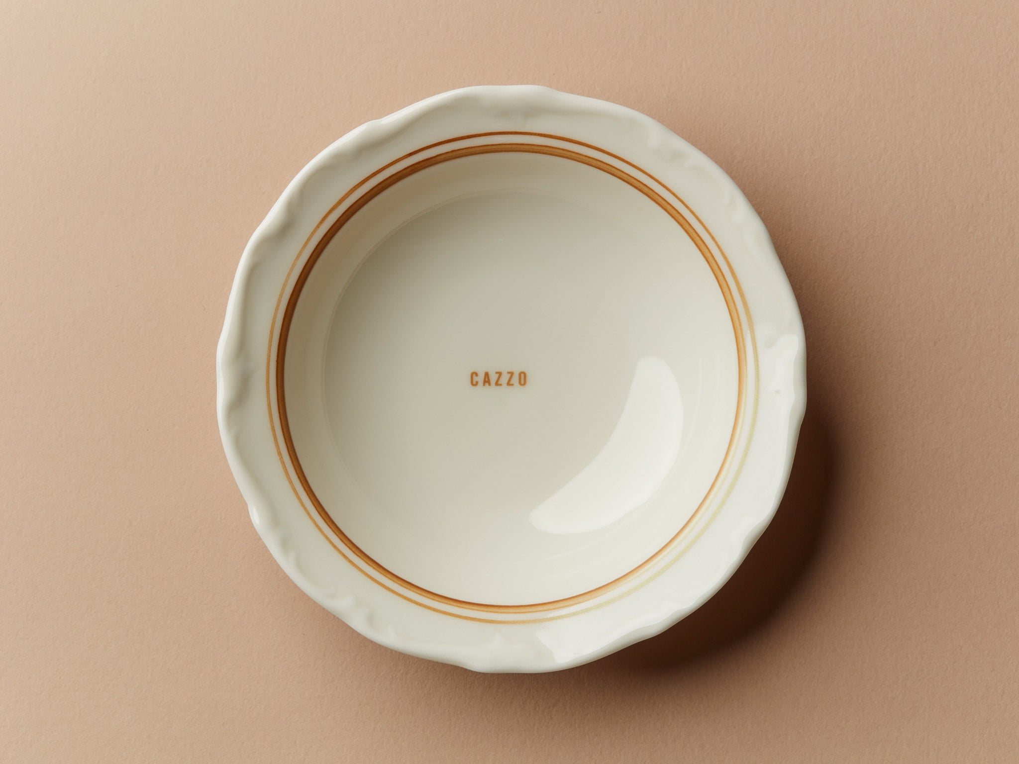 Schale 13 cm Barock Gold Cazzo