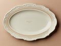 Secondi Teller Oval 38 cm Barock Stripe Gold Amore Senza Fine