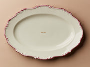 Secondi Teller Oval 32 cm Barock Raspberry Che Vuoi