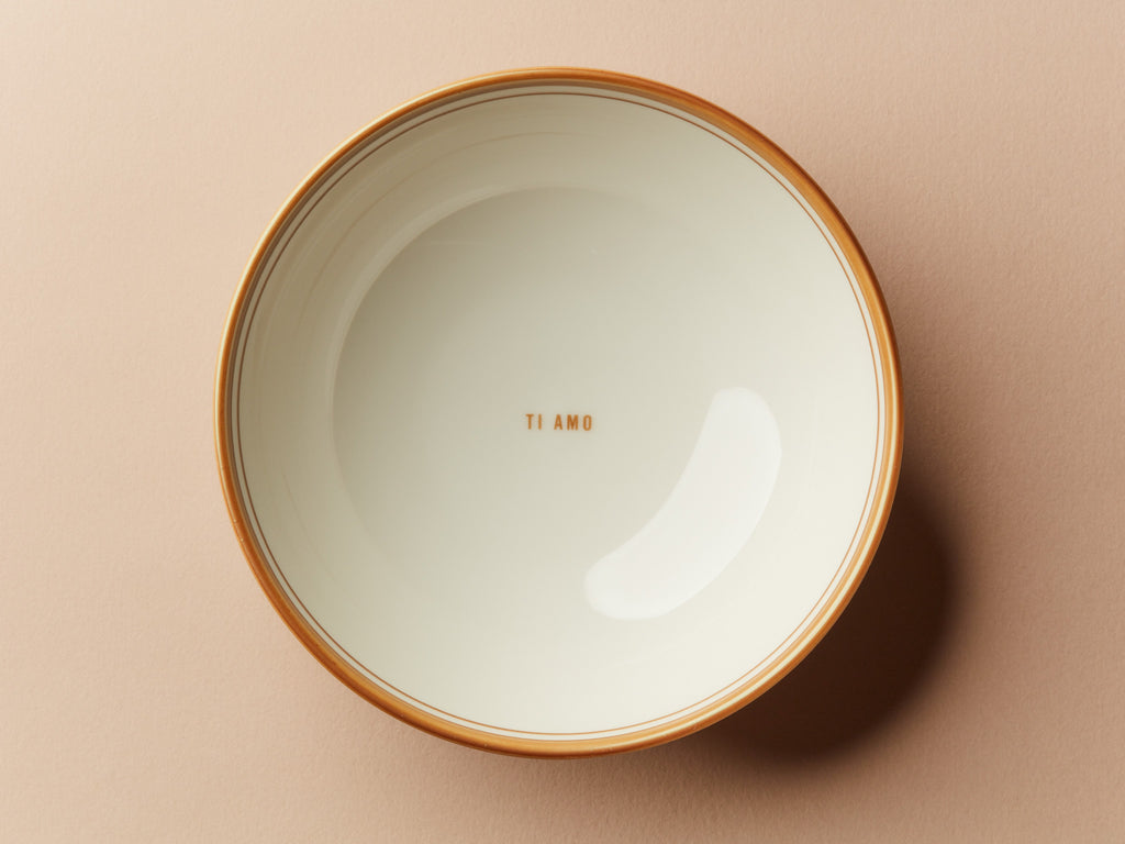 Schale 15 cm Plain Gold Ti Amo