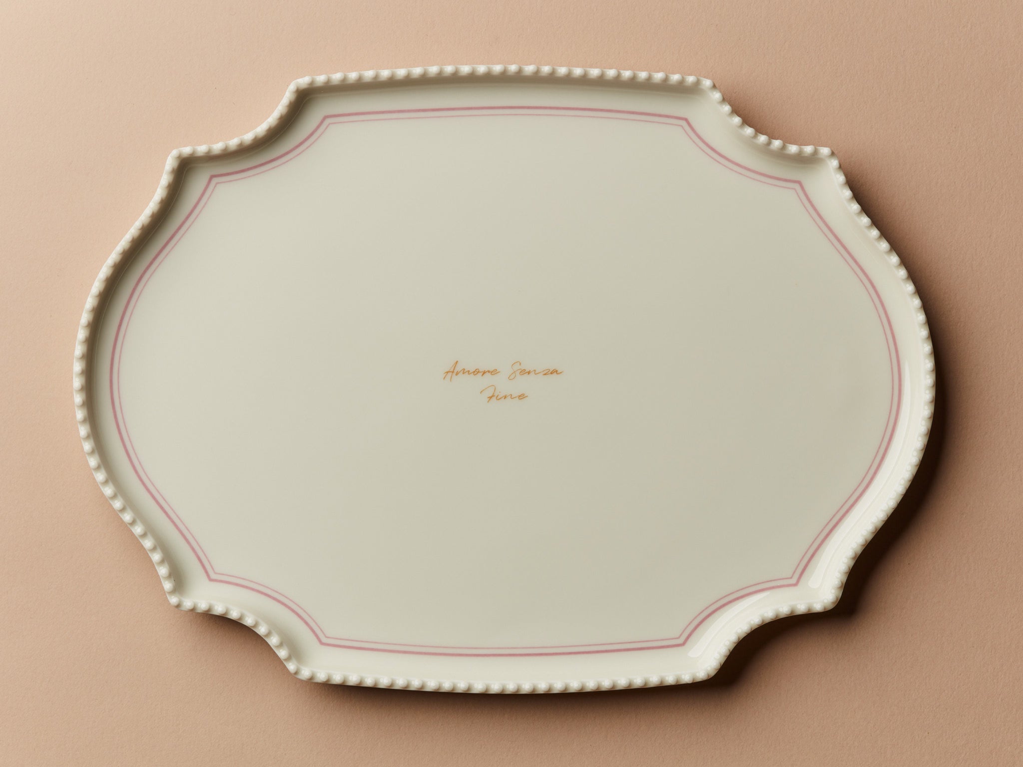 Secondi Teller 27 cm Oval Taste Raspberry Amore Senza Fine